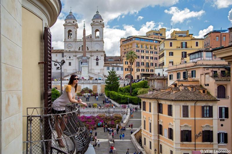 At The Spanish Steps View Rzym Zewnętrze zdjęcie